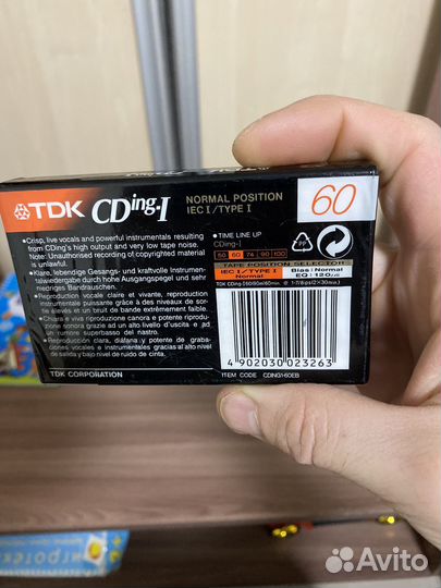 Аудиокассеты tdk 60