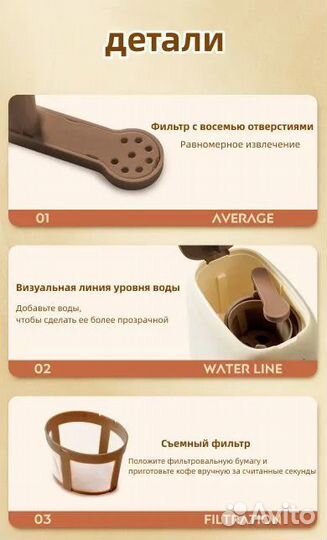 Кофемашина с функцией заварки чая. Новая