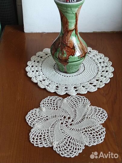Салфетки, воротник, кружево СССР