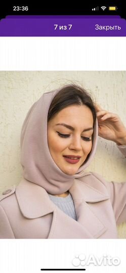 Капор женский