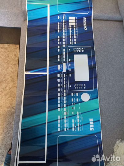 Виниловые наклейки для синтезаторе korg