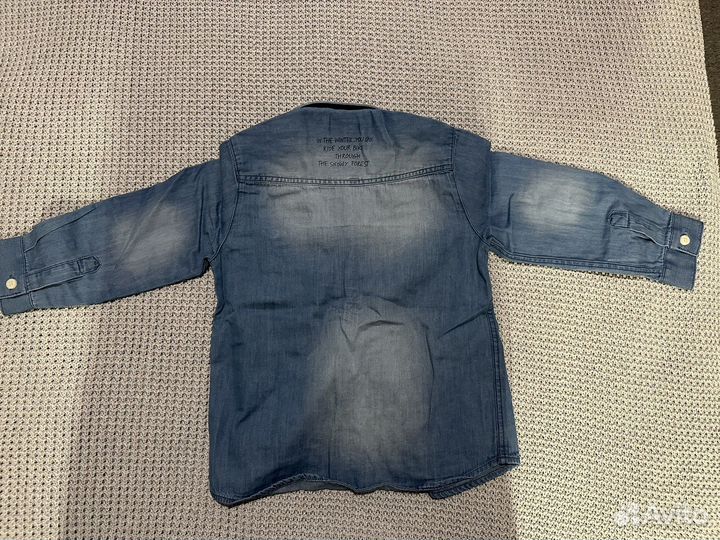 Рубашка джинсовая