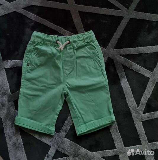 Шорты новые, бренд Некст, мятный цвет, размер 104
