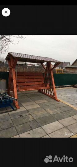 Садовые качели новые