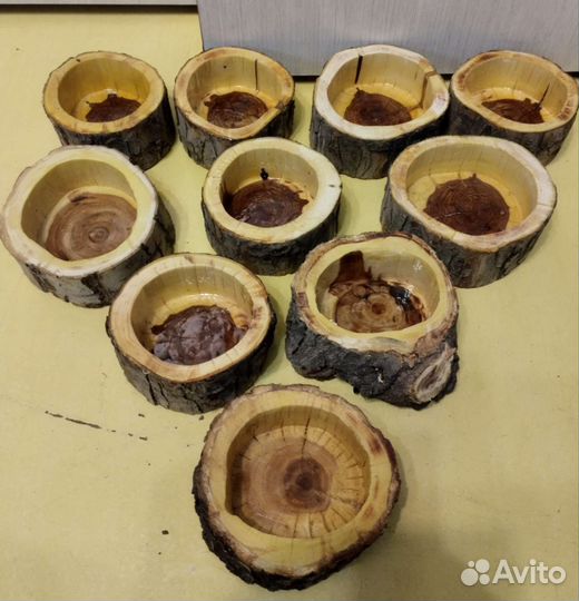 Формы под свечи из дерева