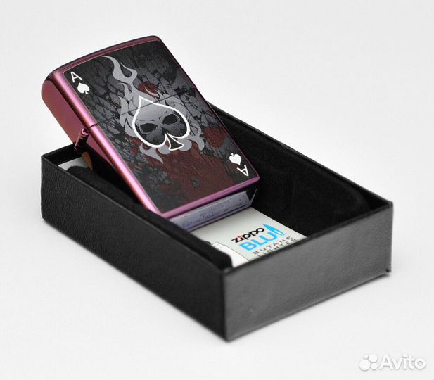 Зажигалка Zippo 24747 Ace Death Оригинал Новая