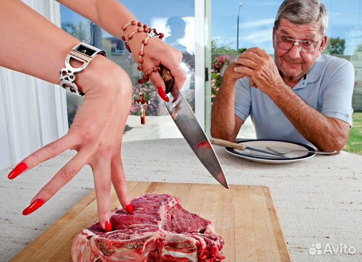 Набор профессиональных кухонных ножей 