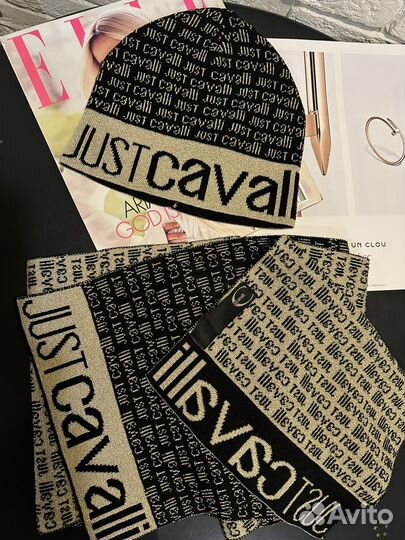 Шапка шарф Just Cavalli оригинал
