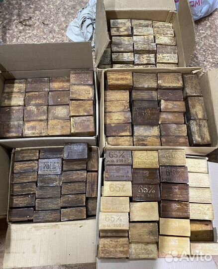 Мыло хозяйственное СССР 89г и 95г гост