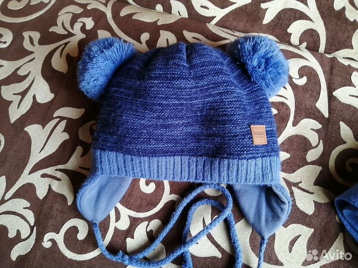 Зимняя шапка+ шарф