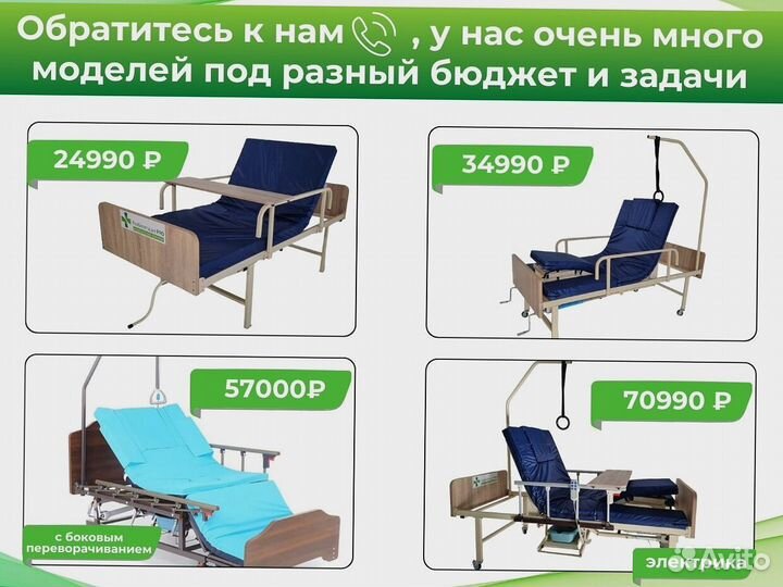 Кровать для лежачих больных