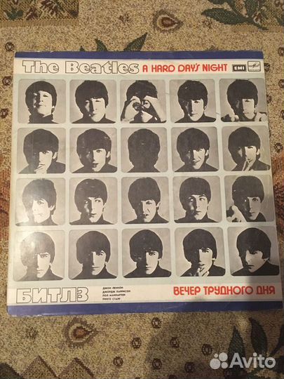 THE beatles A Hard Day's Night сборник 2 LP