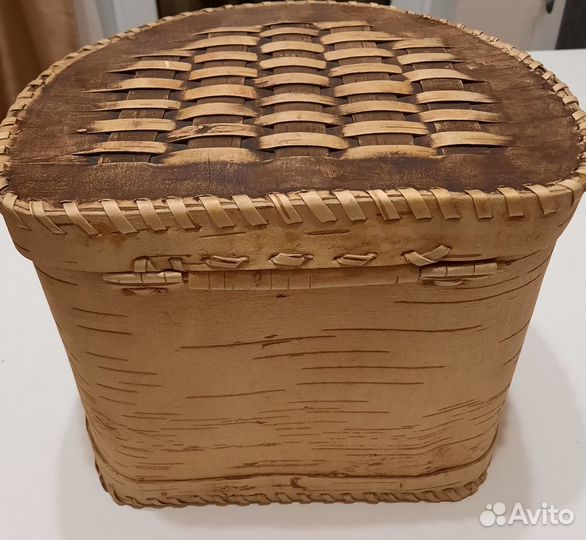 Хлебница, короб из бересты