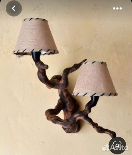 Торшер напольный со столиком, абажур