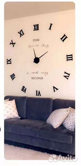 3d Часы настенные большие 1 метр и более