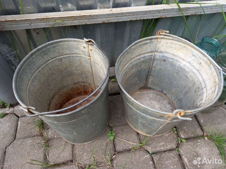 Кастрюля эмал алюм 45л ведра