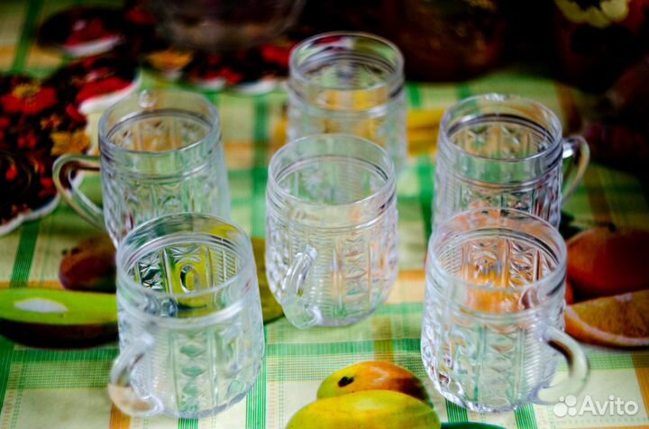 Стаканны хрустальные, Вазочка. СССР