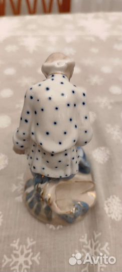 Фарфоровая статуэтка СССР золотая рыбка