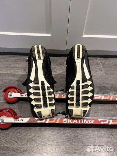 Лыжероллеры с ботинками