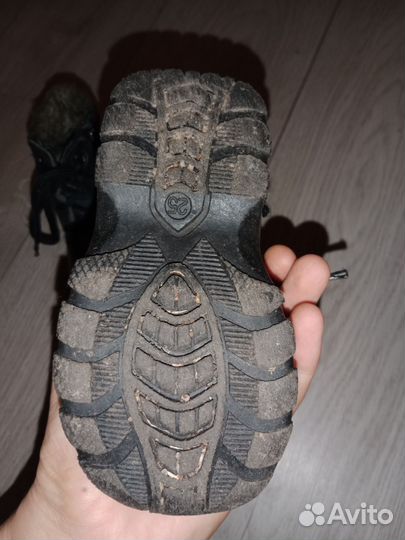 Зимние кожаные ботинки 25 размер