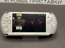 Sony PSP 3008 silver прошитая 95 игр + 64гб