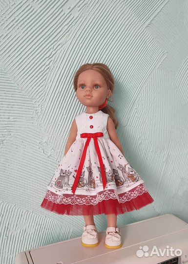 Платье для кукол Паола Рейна