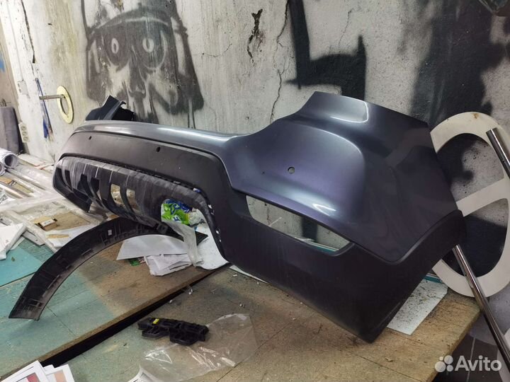 Задний бампер Kia rio x-line 3 хэтчбек