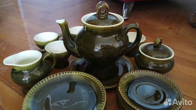 Чайно кофейный сервиз времён СССР