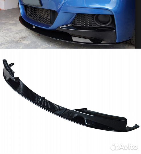 Губа F30 черный глянец цельная М пакет