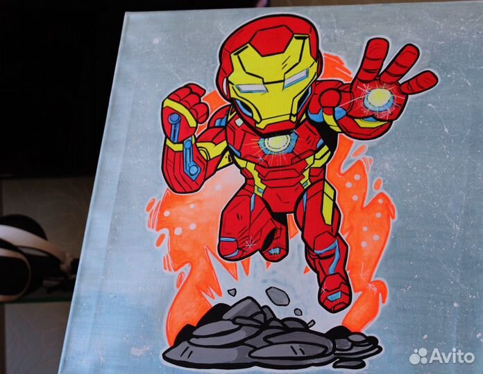 Картина ручной работы / Iron man