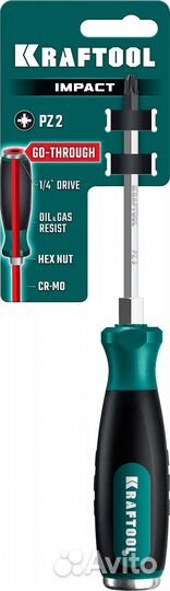 Ударная отвертка (250035-3), kraftool impact PZ 3