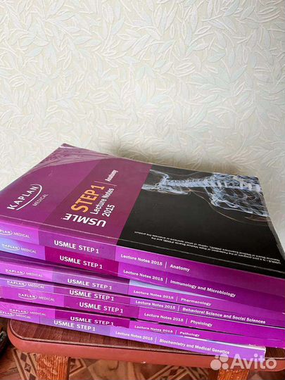 Набор книг kaplan usmle lecture notes 2015