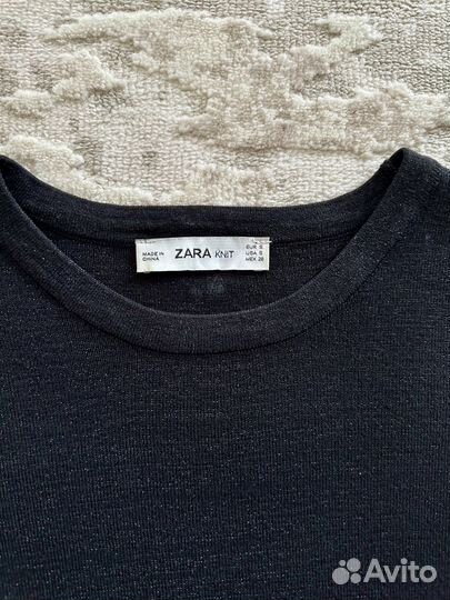 Платье Zara с перьями 42-44