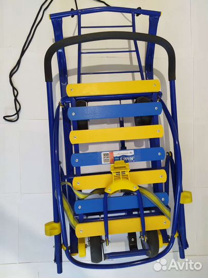 Детские санки с колесами Nikki 3