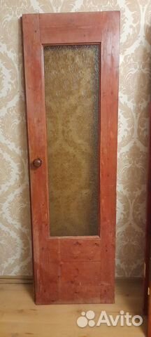 Дверь входная деревянная б/у