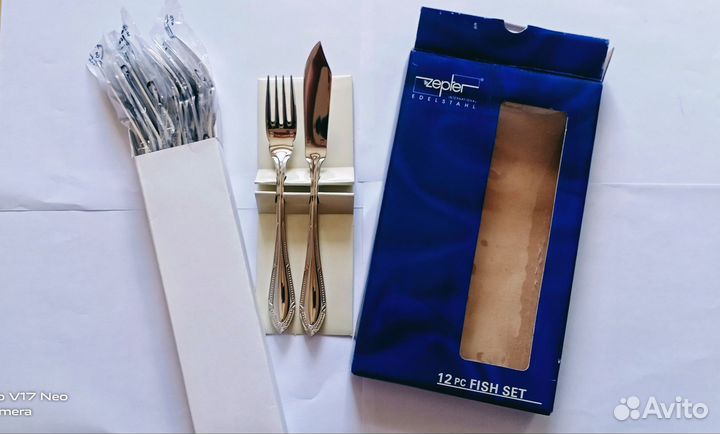 Вилки и ножи для рыбы Zepter