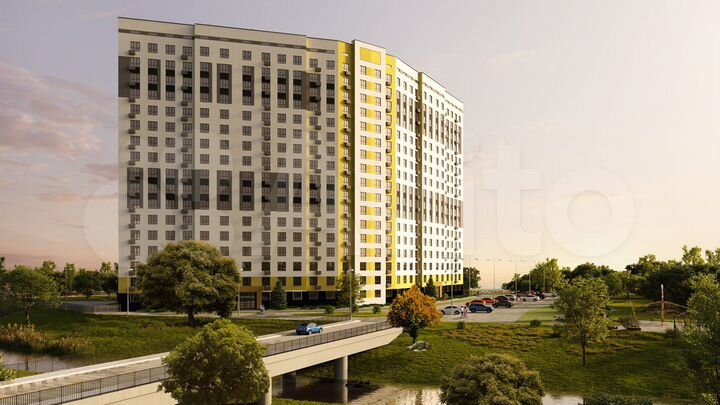 3-к. квартира, 68 м², 3/17 эт.