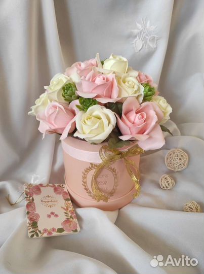 Мыльные розы букет