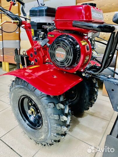 Мотоблок Honda13HP+Снегоуборочная приставка