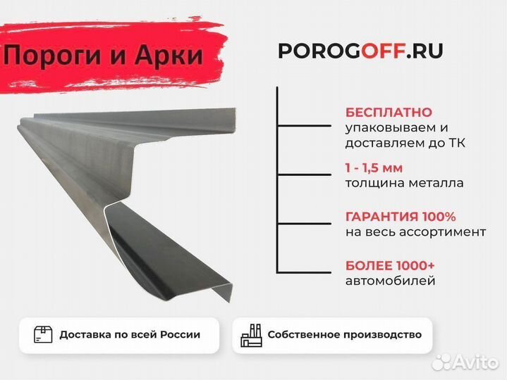 Ремонтные пороги Nissan Almera (N15)