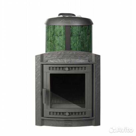 Печь Для Бани Атмосфера XL» ламели «Верде Гватемал