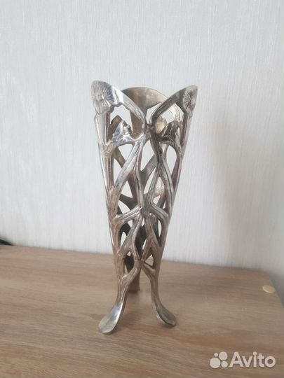 Ваза подстаканник. Посеребрение. Германия