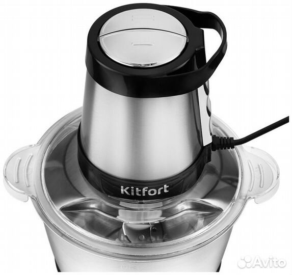Измельчитель Kitfort кт-3035, серебристый