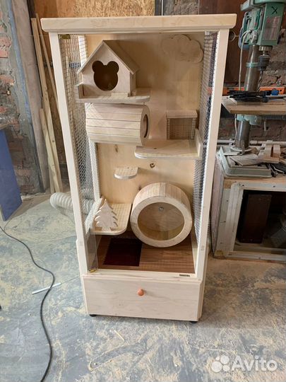 Витрина для шиншилл, аксессуары