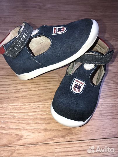 Туфли замшевые для девочки/мальчика р.25