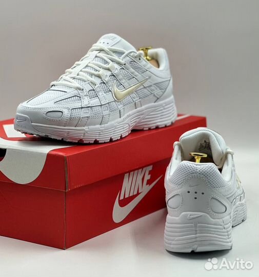 Nike P-6000 Triple White