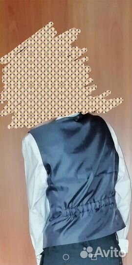 Жилет 140р и галстук школа