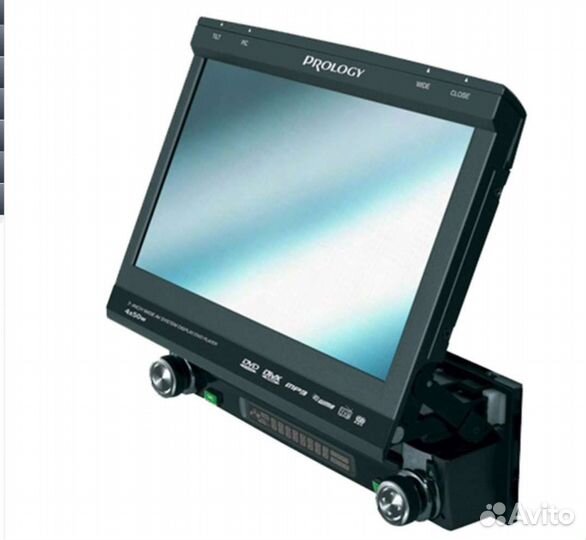 Магнитола с выдвижным экраном