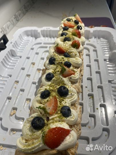 Меренговый рулет