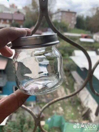 Баночки стеклянные из под детского питания